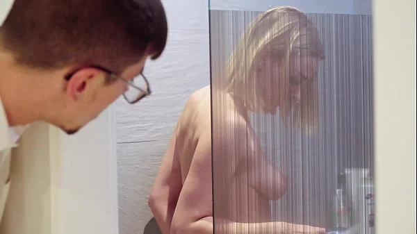 The big cock nerd fapping seeing her blonde fitness stepsister until he can fuck with him hard Lya Missy and Tommy Cabrio