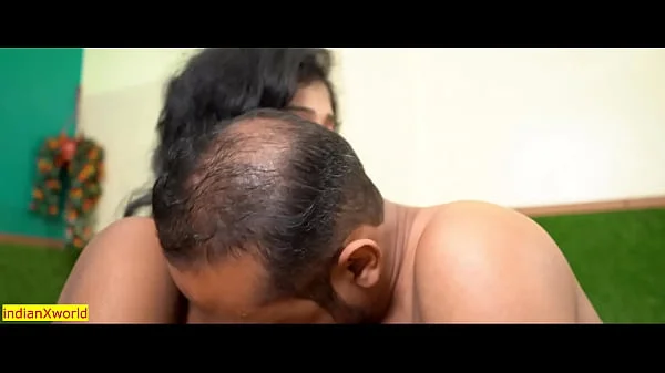 Newly married Village Bhabhi repay husband loan. Hindi Best web series Sex