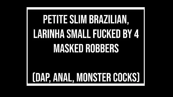 Petite slim Brazilian, Latina Small fucked by 4 robbers with huge dicks (DAP, Anal only, Monster cocks, gapes, BBC) OB357