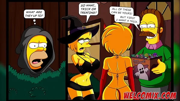 Halloween night with sex - The Simptoons